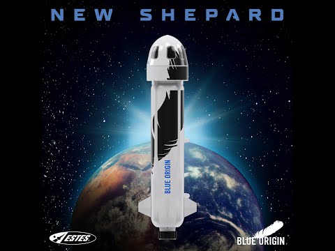 Introducing the Estes Blue Origin New Shepard Flying Model Rocket Kit