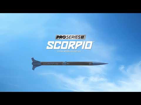 The Estes Pro Series II Scorpio 3D Printed Flying Model Rocket