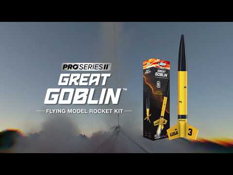 Great Goblin Pro Series II Flying Model Rocket from Estes