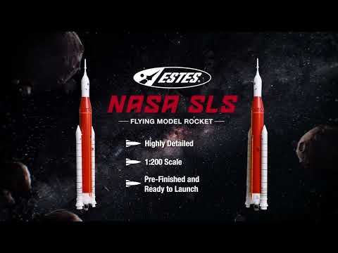 The Estes NASA SLS (Space Launch System) Flying Model Rocket Kit for Beginners - Ready to Fly