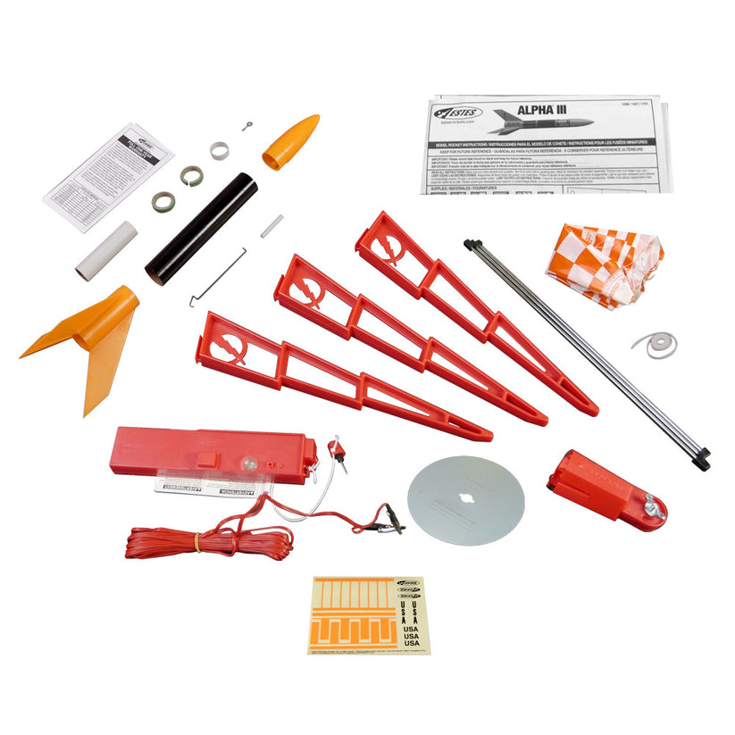 Alpha III® Launch Set - Beginner Rocket with Launch System | Estes Rockets