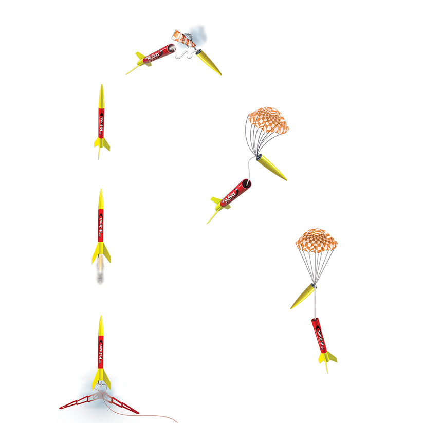 Rascal™ & HiJinks™ Launch Set - Ready to Fly Model Rockets with Launch ...
