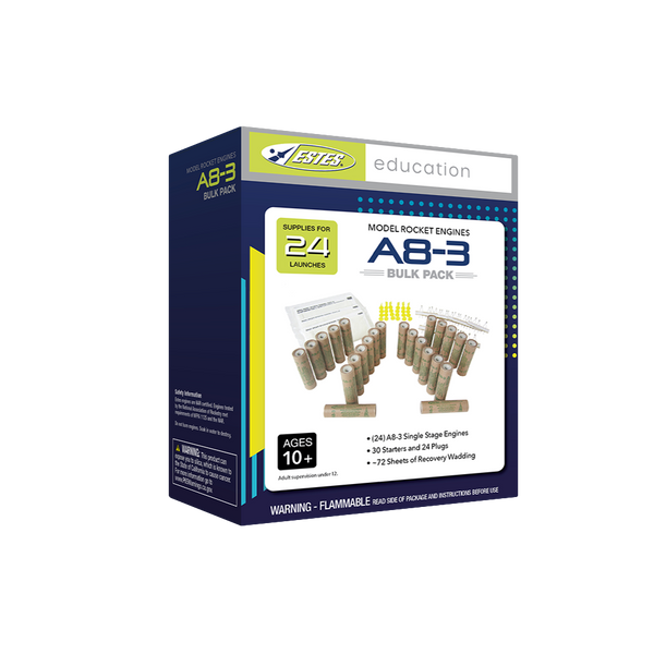 A8-3 Engine Bulk Pack - Model Rocket Engines for Group Launches
