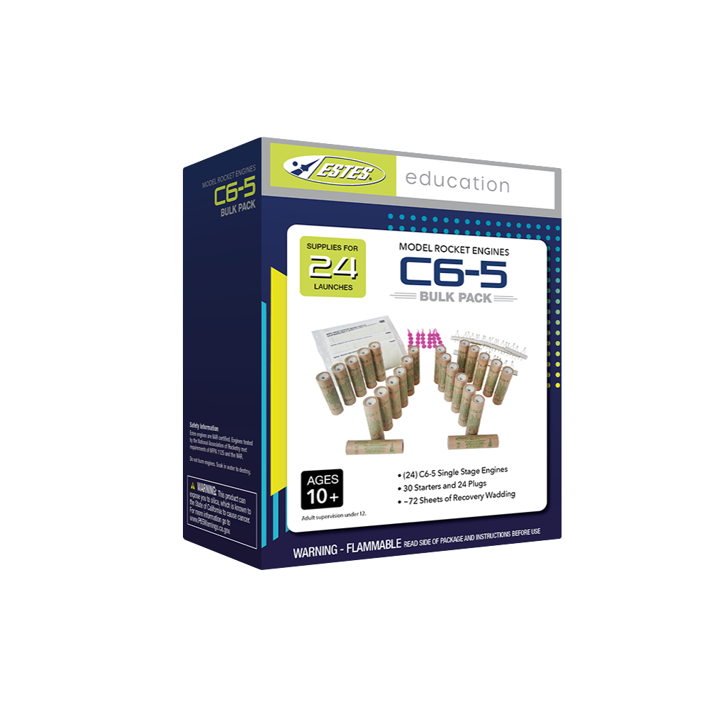 C6 Rocket Engine C6-5 Engine Bulk Pack - Top Selling Model Rocket Engines for Big ...