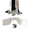 Estes Saturn V Flying Model Rocket Clear Tail Fins