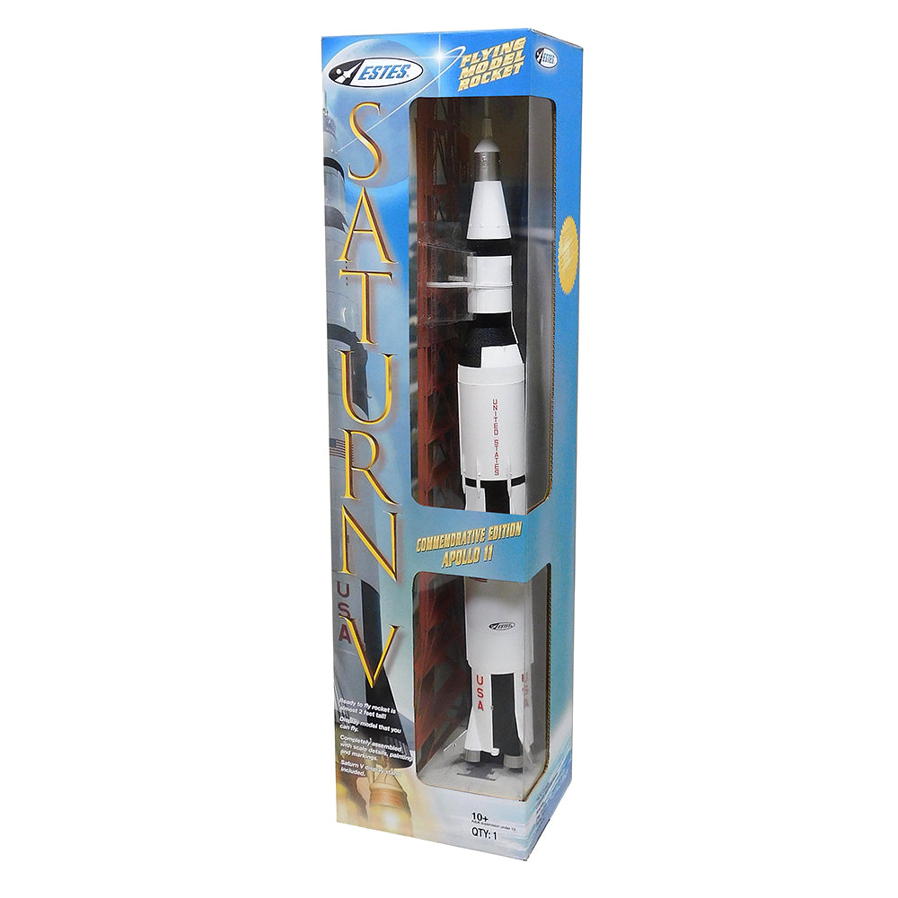Estes Flying Model Rocket Kit Boxed Saturn V EST 1967 Estes Flying Model Rocket Kit Boxed Saturn V EST 1967
