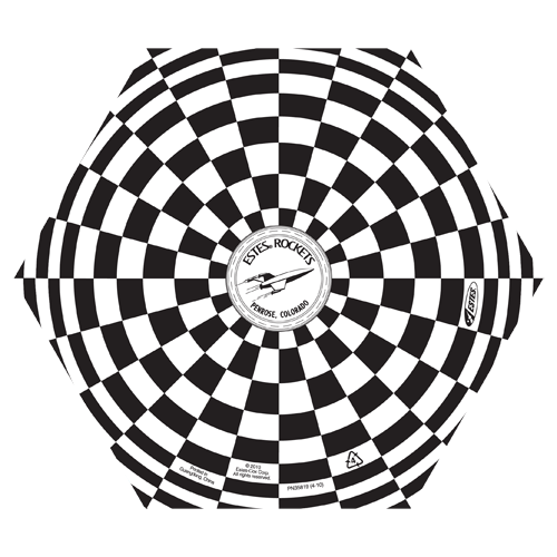 Estes Rockets 002262 - 6 in. Printed Parachute