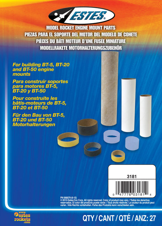 D and E Engine Mount Kit | Estes Rockets