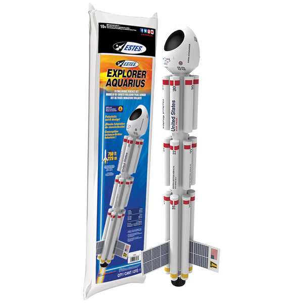 Explorer Aquarius™ Model Rocket Kit - Master Level Challenge for