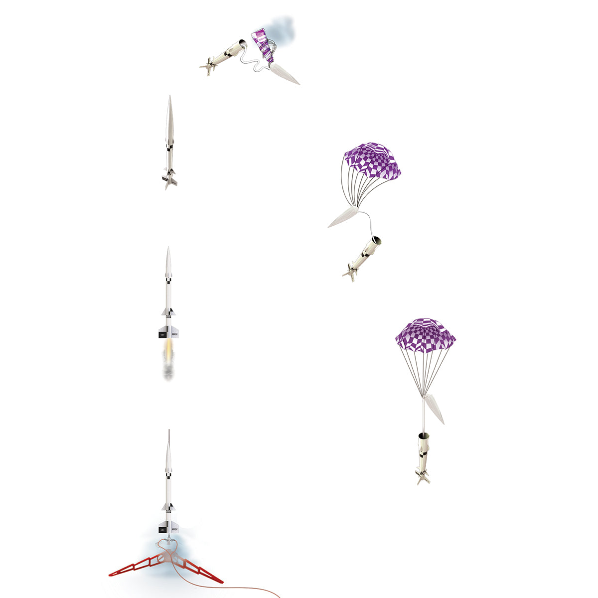 NikeX Single Stage Rocket Estes Rockets