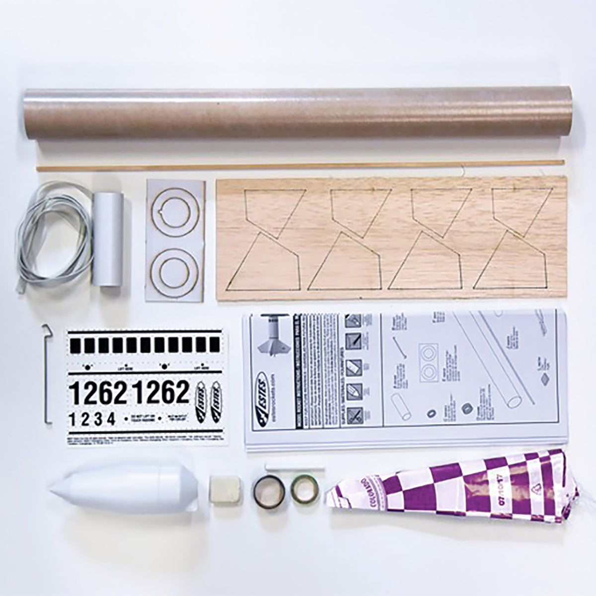 Red Nova™ Model Rocket - Advanced Estes Rocket Kit with 800 ft Altitude ...