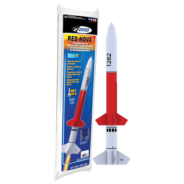 限定モデル ASTURIAS Limited Models RED HAWK Red Nova Model Rocket | Estes Rockets