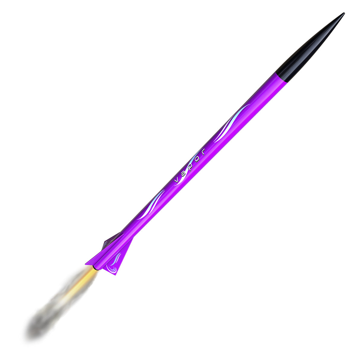 Estes Rocket Purple Side