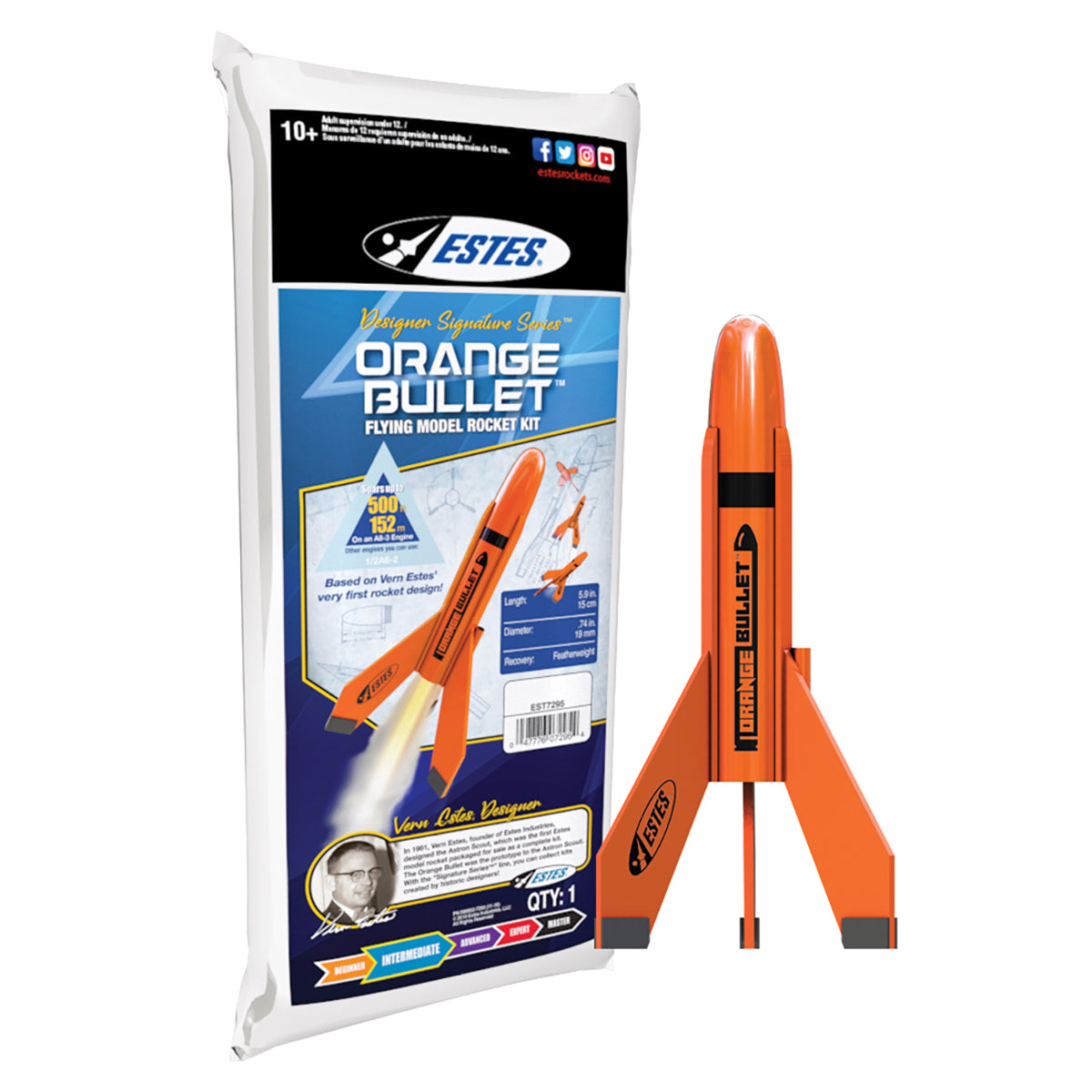 Orange Bullet Rocket Kit