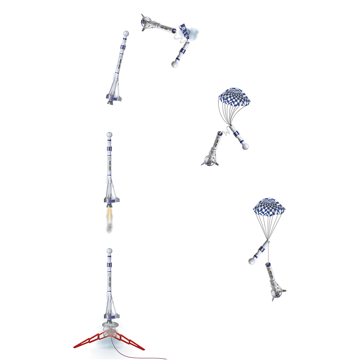 Model Rocket Flight Sequence