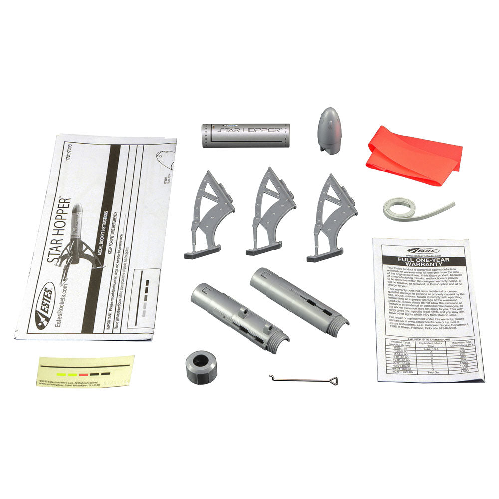 Star Hopper™ Rocket Kit - Retro UFO Inspired Snap-Together Rocket ...