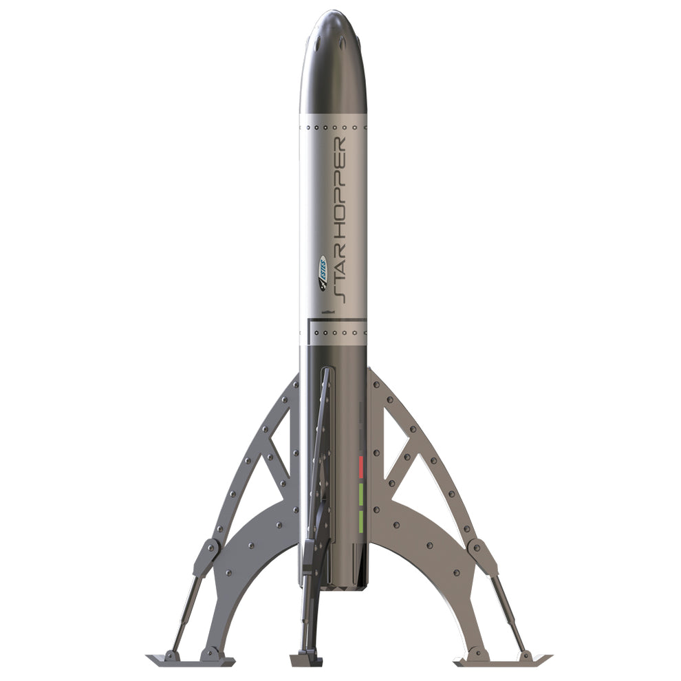 Skyripper Rockets Star Hopper™ Rocket Kit - Retro UFO Inspired Snap-Together Rocket ...