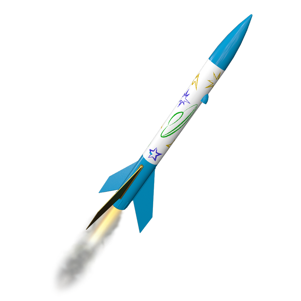 Cosmic Ray® Bulk Pack (12 pk) - Beginner Model Rocket Kits | Estes Rockets