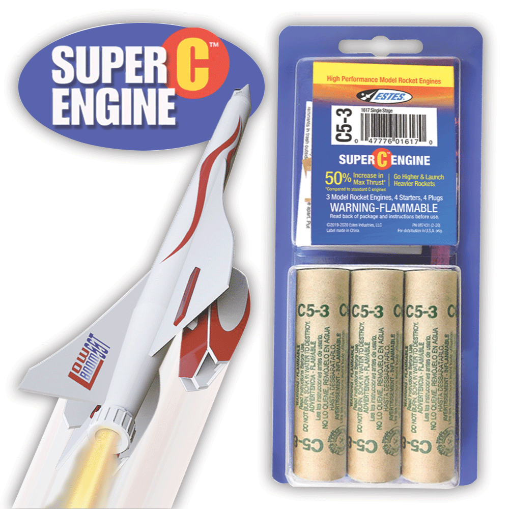 Canadian C5 Rockets C5-3 Engines | Estes Rockets
