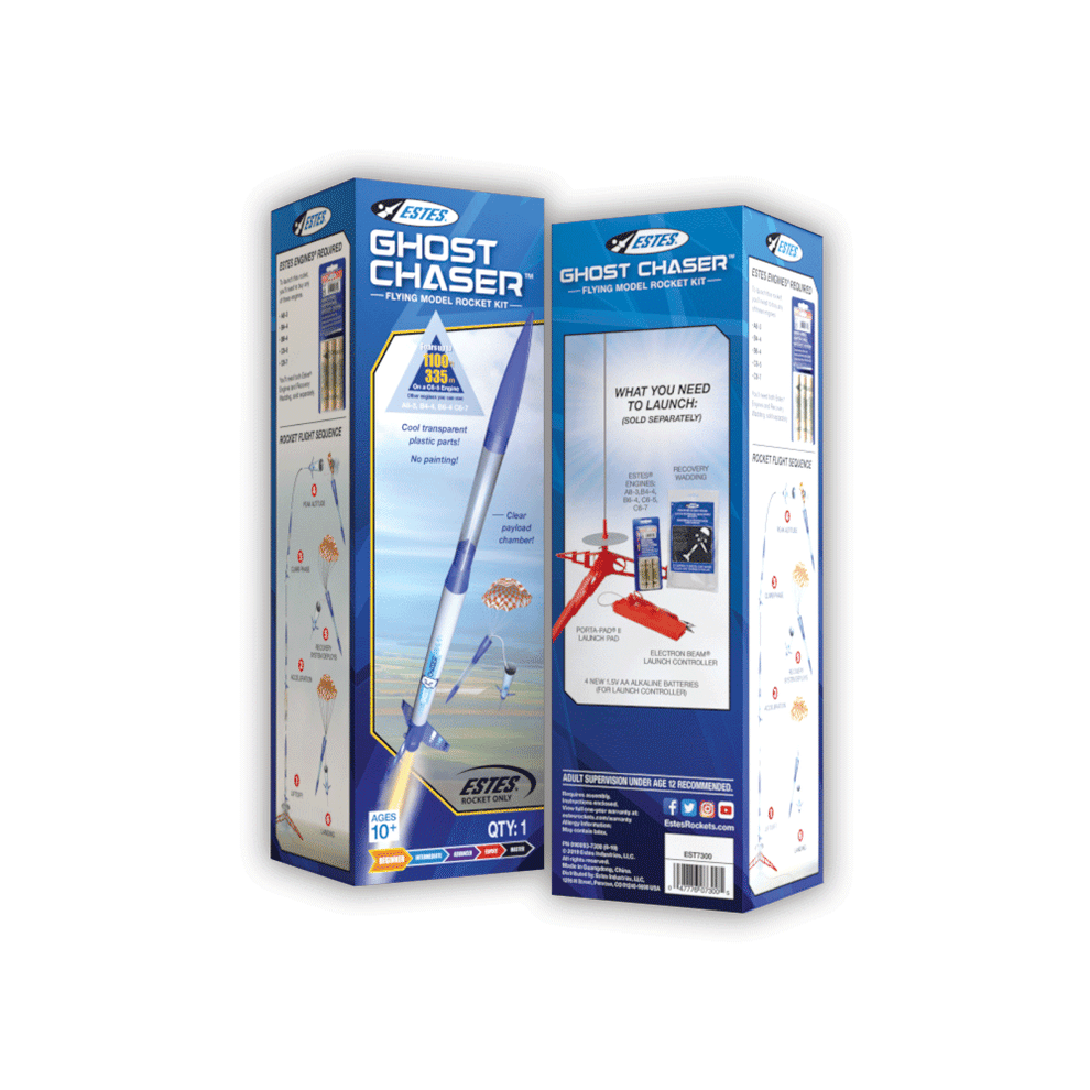 Ghost Chaser™ Model Rocket Kit - Easy Snap-Together Beginner Rocket ...