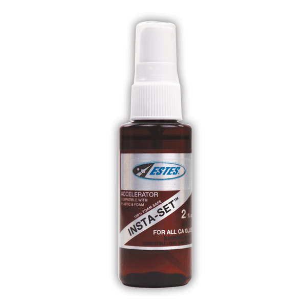 Insta-Set Accelerator - Fast CA Glue Curing Spray 2 oz | Estes Rockets