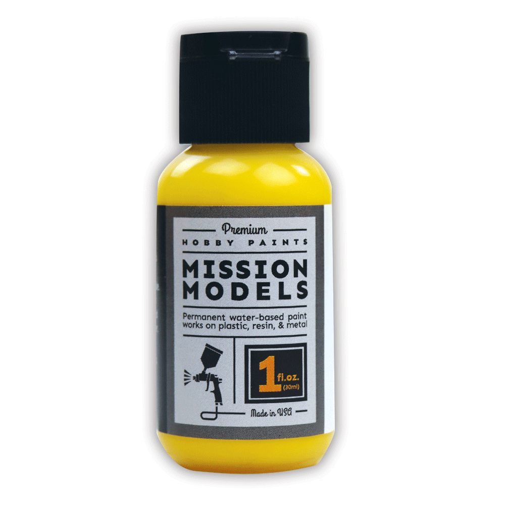 Mission Models - Acrylic Model Paint 1 oz Bottle, Gelb RLM 04 Luft WWII - MMP-090