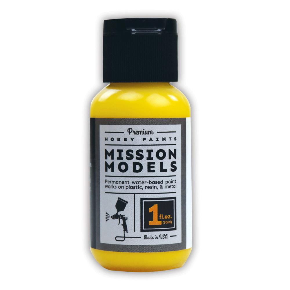 Mission Models Yellow Acrylic Paint | Estes Rockets