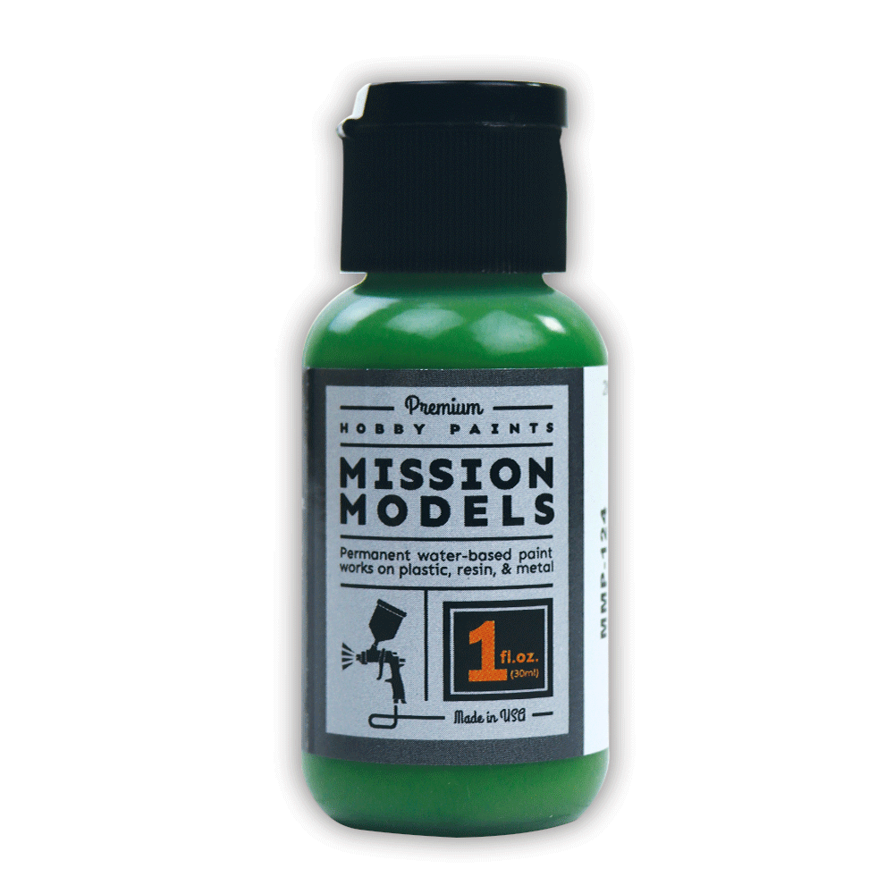 Mission Models Green Acrylic Paint - Model Rocket Building Supplies