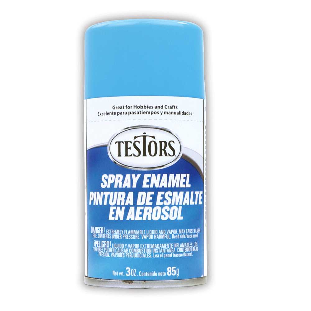 Testors 3 oz. Enamel Spray Paint - Light Blue