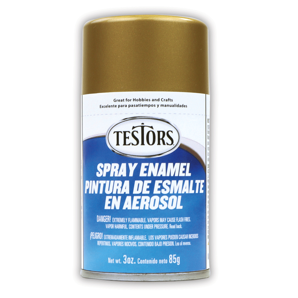 Gloss Metallic Gold Spray Enamel Estes Rockets