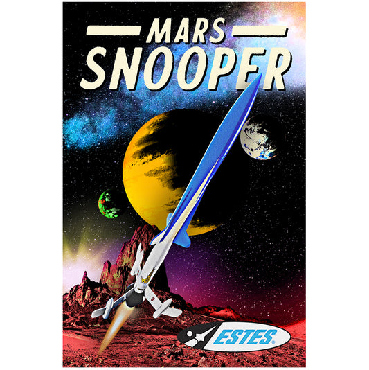 Estes Rockets Mars Snooper Poster