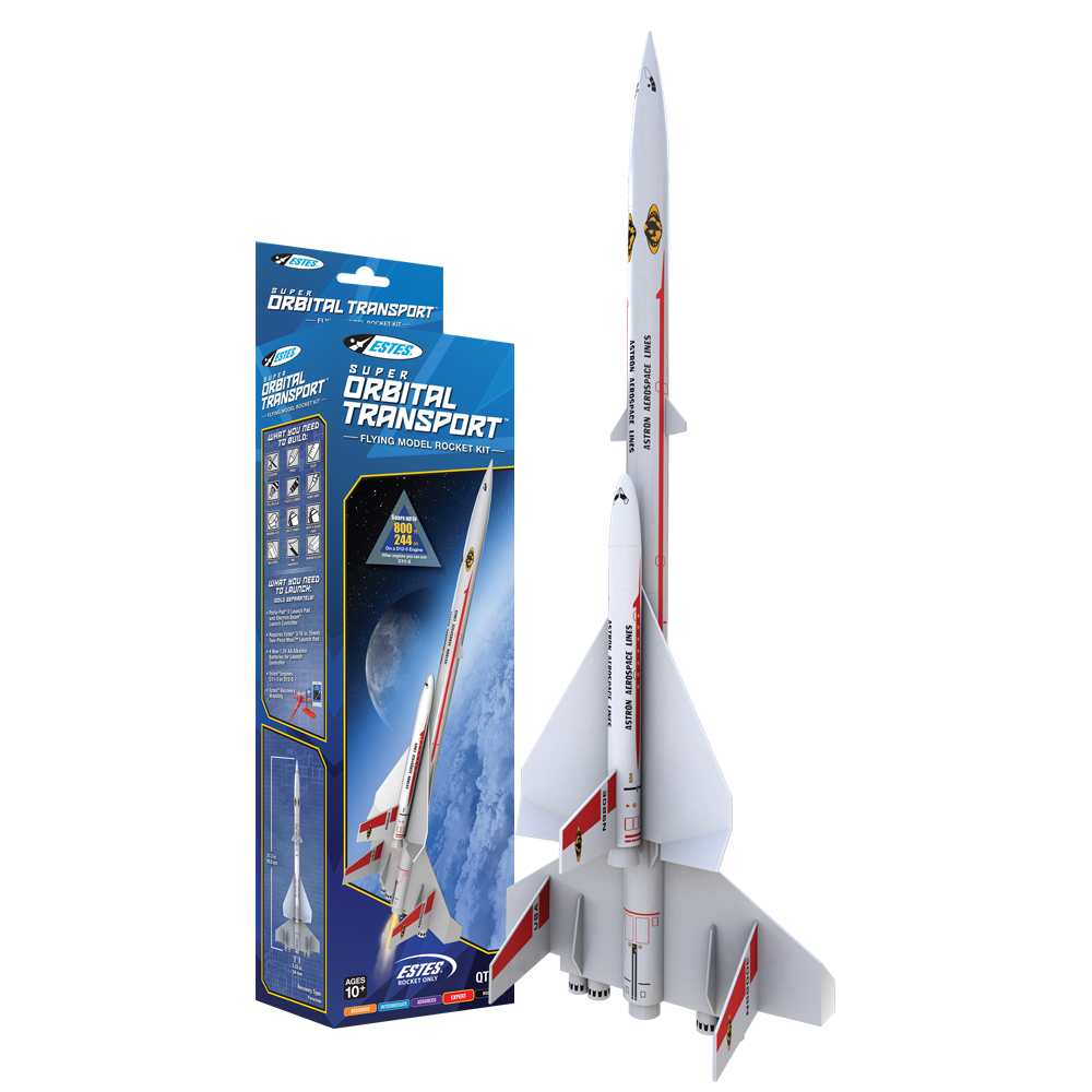 Super Orbital Transport™ Model Rocket Kit - Expert Build and Dual ...
