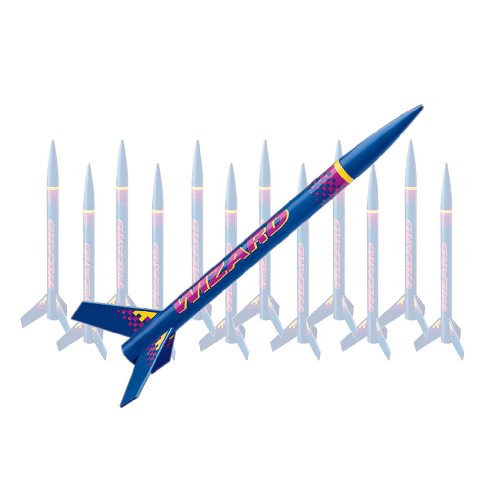thumbnail image 2 of Estes Wizard Rocket Bulk Pack - 12 Rockets For Group Launches - Model Rocket Kit 2 of 13